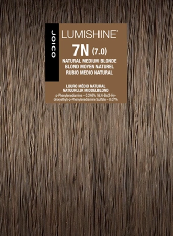 Joico Lumishine Permanent Créme - 7N (7.0) Natural Medium Blonde Hajfesték 74ml főképe